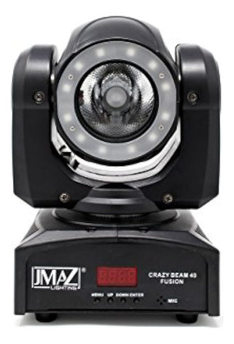 Jmaz Crazy Beam 40 Fusion Led Luz De Haz De Cabeza Móvil 40 