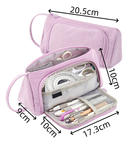 Estuche De Lápices De Múltiples Capas Para Material Escolar