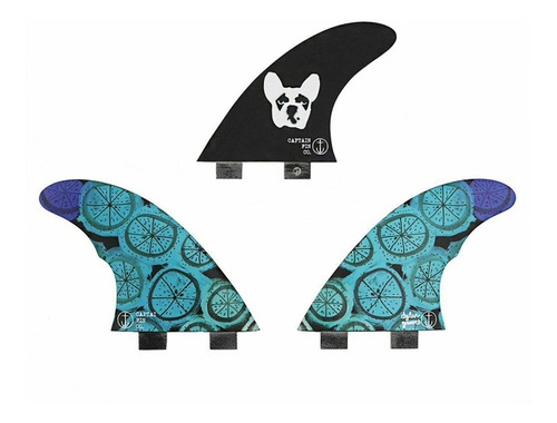 Imagen 4 de 6 de Quillas Surf Fcs Captain Fin Dylan Graves Twin Tab Medium