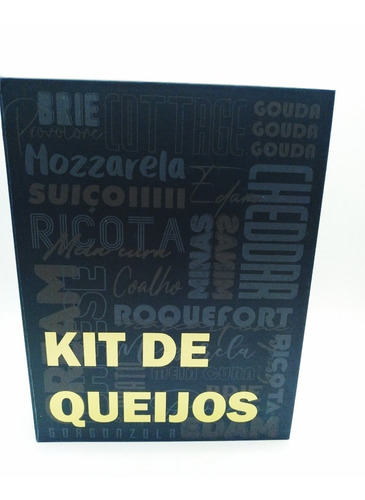 Kit Cortador De Queijos 4 Peças Livro Garfo Espatula Faca Bl