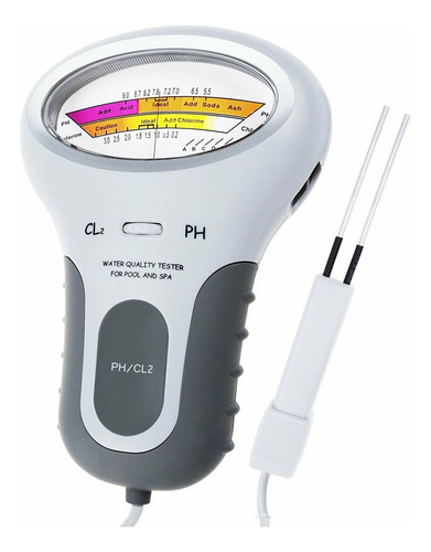 Medidor Digital De Ph Agua Probador De Cloro Piscina Kit De