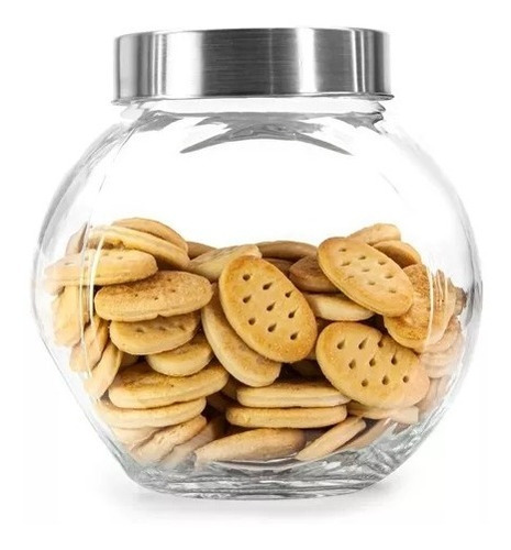 Frasco Vidrio Galletitas Conservas 2 Posiciones C/tapa 3 Lts