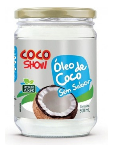 Oleo De Coco Show Copra - 500ml - Sem Cheiro E Sem Sabor