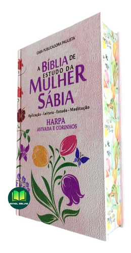 Bíblia De Estudo Da Mulher Sábia -tulipa Rosa  - Capa Dura