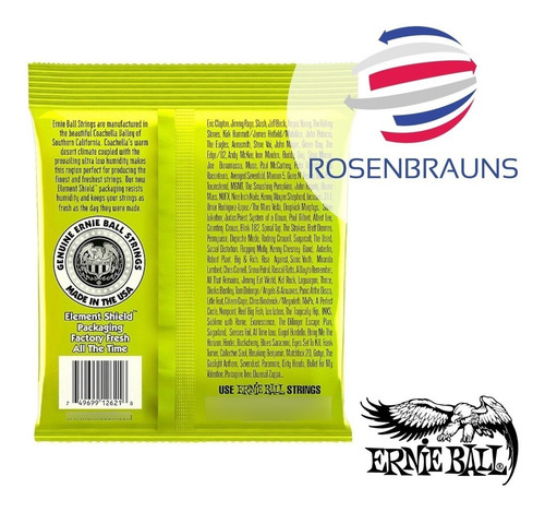Imagen 2 de 5 de Set Cuerdas Ernie Ball 7 String Regular Slinky 10-56