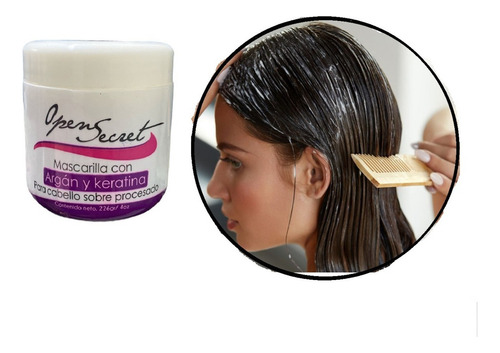 Mascarilla Para Cabello Procesado Open Secret Argan Keratina