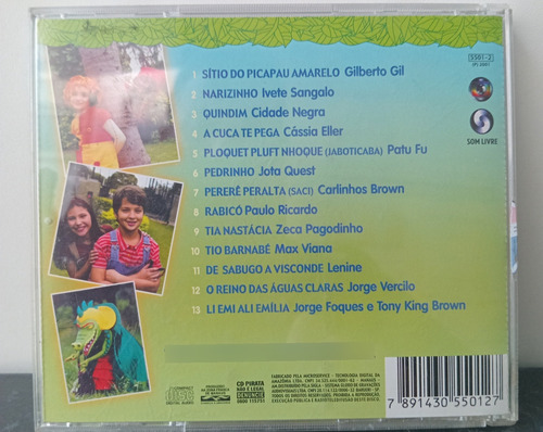 Cd Sítio Do Picapau Amarelo (various) Trilha ( Em Bom Estado Estandar (Usado)