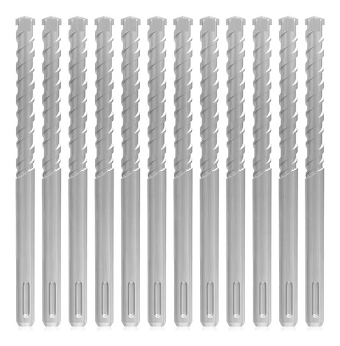 Juego De 12 Brocas Sds Plus De 1/2 Para Hormigón, Piedra Y