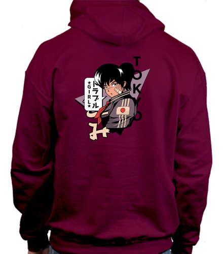 Sudadera Juvenil 8-14 Años Unisex Girl Anime Tokyo