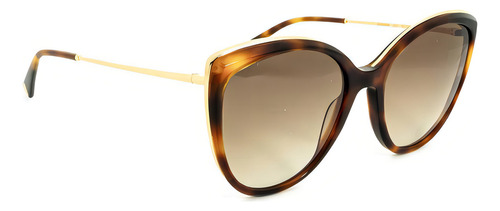Óculos Solar Ana Hickmann Ah9295n G21 Marrom Lente Degradê