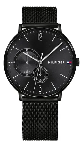 Reloj Tommy Hilfiger 1791507 Diseño Negro Acero Inoxidable