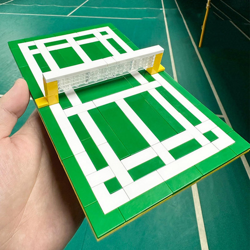 Paquete De Material Modelo De Cancha De Bádminton, Cancha