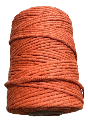 Cordon De Algodon 36 Hebras X 100 Mts Macrame Naranja