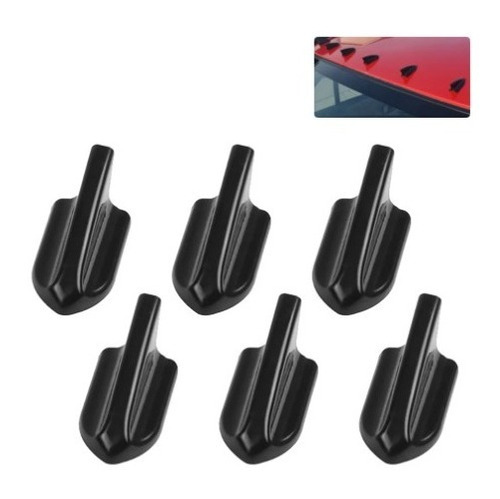 6pcs Aletas Vortex Generador Vortice Techo Tiburon Tuning Z7