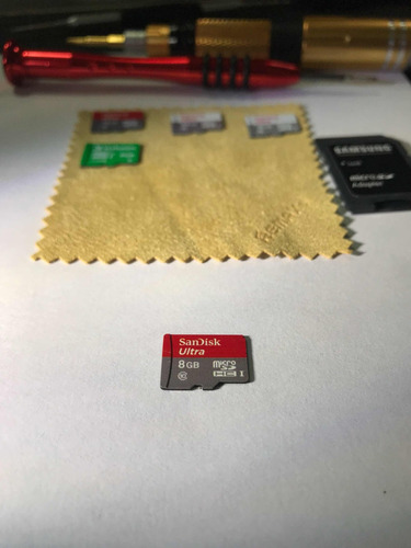 Micro Sd Ultra Clase 10 Flash 8 Gb Sandisk Verbatim