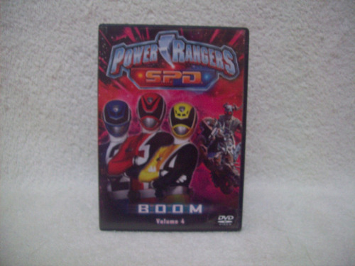 Dvd Original Power Rangers- S.p.d.- Boom- Volume 4