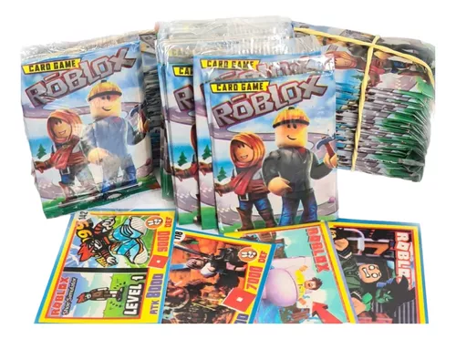 Kit Lembrancinha Jogo Roblox Com 50 Envelopes = 200 Cards