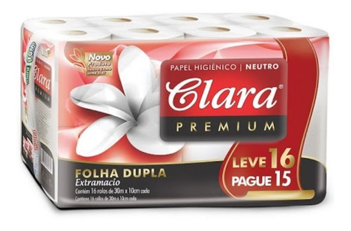 Oferta 16 Rollos Papel Higienico Clara Doble Hoja Mf Shop