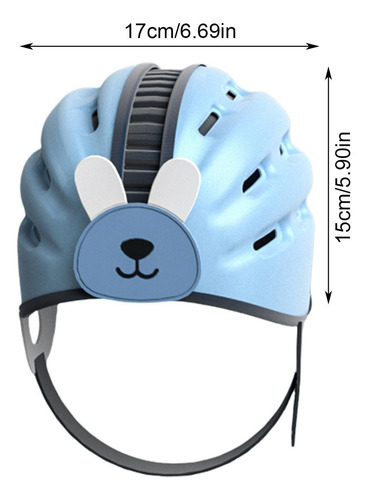 Gorro Protector Bebés Ajustables Gorro Seguridad Bebés Gorro