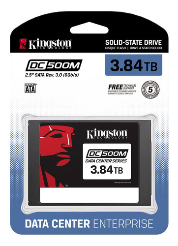 Disco Ssd Kingston Dc500m 3840g Ssdnow 2.5 Sevidor