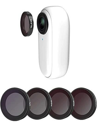 Filtro Para Insta 360 Go2 Telesin X4 Densidad Neutral -negro