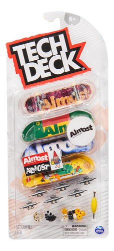 Tech Deck: Set De 4 Patinetas Aleatorio