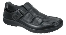 Comprar Huaraches Hombre Flexi 807 Negro Piel Comoda Sandalias Msi