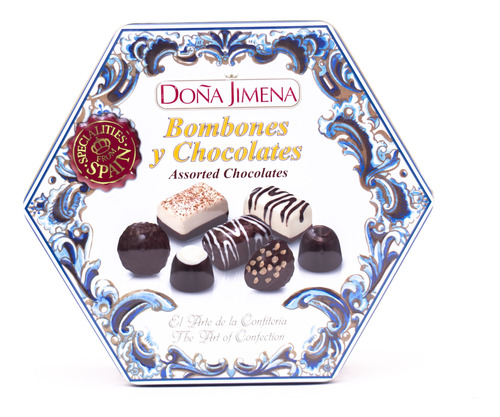 Bombones Y Chocolates Doña Jimena Lata 200g Universo Binario