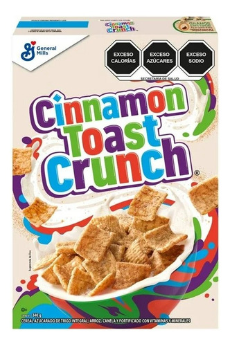 2 Pza Cereal Nestlé Cinnamon Toast Crunch Canela 340 G