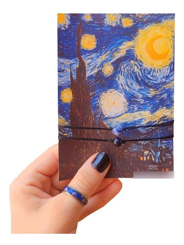 2 Pulseiras Casal Amantes Da Noite Estrelada Hippie Amizade Comprimento 30 Cm Diâmetro 10 Cm