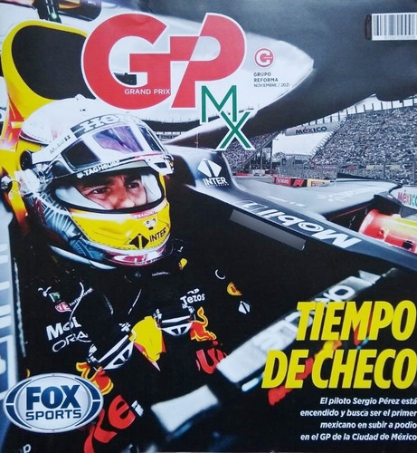 Revista Cancha Fórmula 1. Especial Grand Prix. Checo Pérez