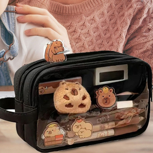 Fweaad Estuche Para Lápices Aesthetic Capibara Pen