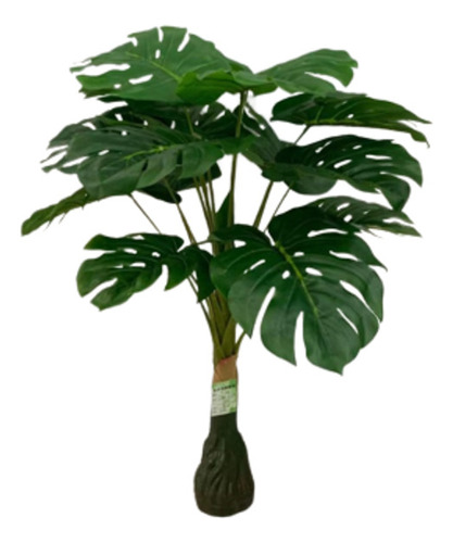 Planta Artificial Tipo Monstera. Altura: 85cm