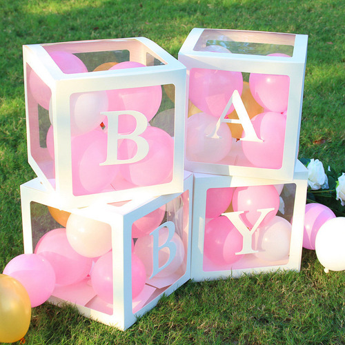 Kit De Cubos De Decoración Para Bebés De 4 Piezas