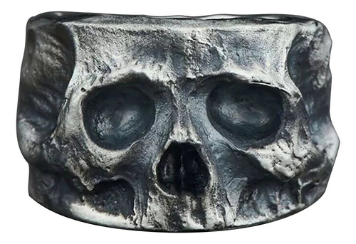 Joyería Punk Gótica Con Forma De Calavera Para Hombre, Regal