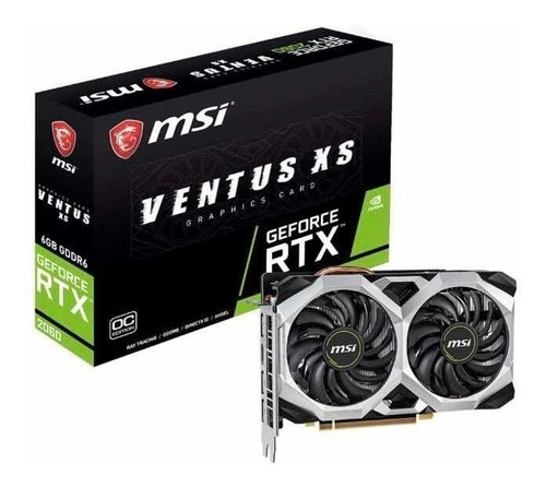 Placa De Video Nvidia Msi  Ventus Geforce Rtx 2060 6gb