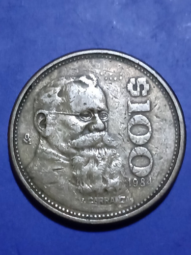 Moneda De $100 Pesos De 1984