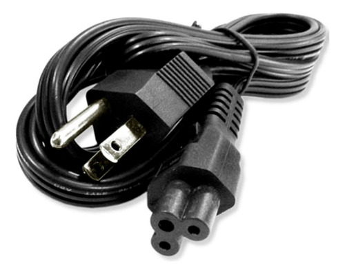 Cable Corriente Ac Tipo Trebol / Mickey Poder Power Laptop