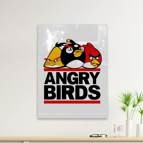 Cuadro Deco Angry Birds (d1026 Boleto.store)