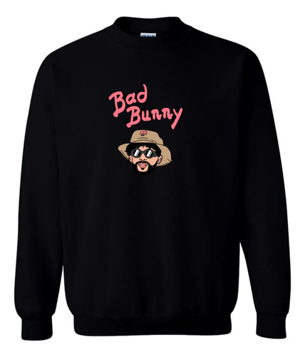 Buzo Cuello Redondo Personalizado Bad Bunny