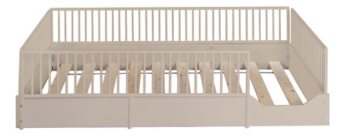 Cama Cuna Para Bebe De Madera En 7 Colores Mate Individual Color Gris Oscuro