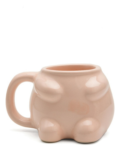 Taza Forma Oso Mimoso Diseño Acabajo Color Rosa