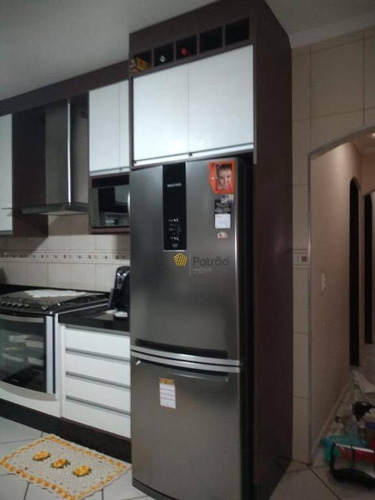 Sobrado Com 3 Dormitórios À Venda, 189 M² Por R$ 450.000,00 - Jardim Santo André - Santo André/sp - So0892