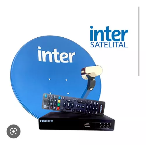 Kit Inter Hd Tv Satelital Decodificador, Antena Y Control