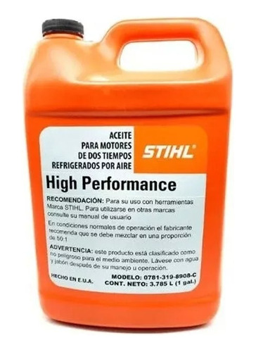 Aceite Para Motor De 2 Tiempos Refrigerados Por Aire Stihl