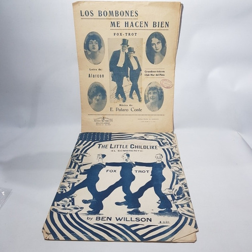 Imagen 6 de 8 de Antiguas Partituras Fox Trot Portada Art Nouveau Mag 57568
