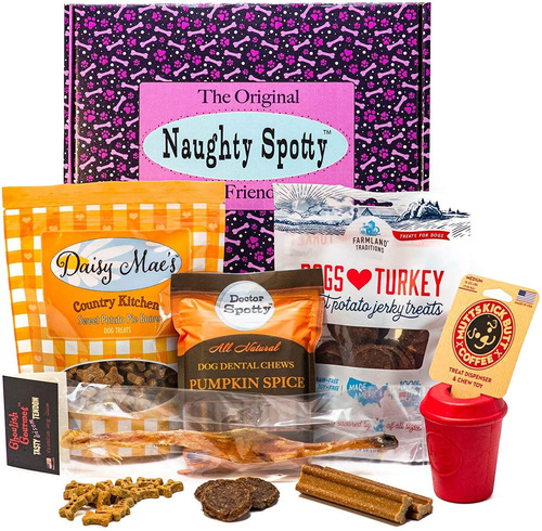 Colección De Caja De Regalo Para Perros De Naughty Spotty, H