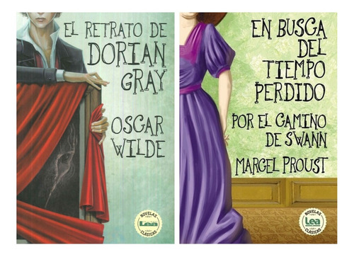2 Libros Dorian Gray Wilde + Tiempo Perdido Proust - Lea