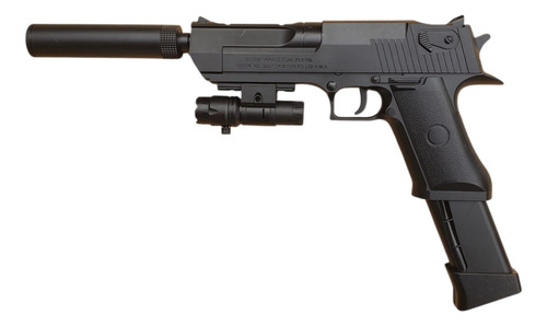 Pistola De Hidrogel Arma De Gel Desert Eagle Negra Juguete Negro