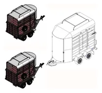 Comprar Projeto Construa Carretinha Reboque Transporte 02 Cavalos